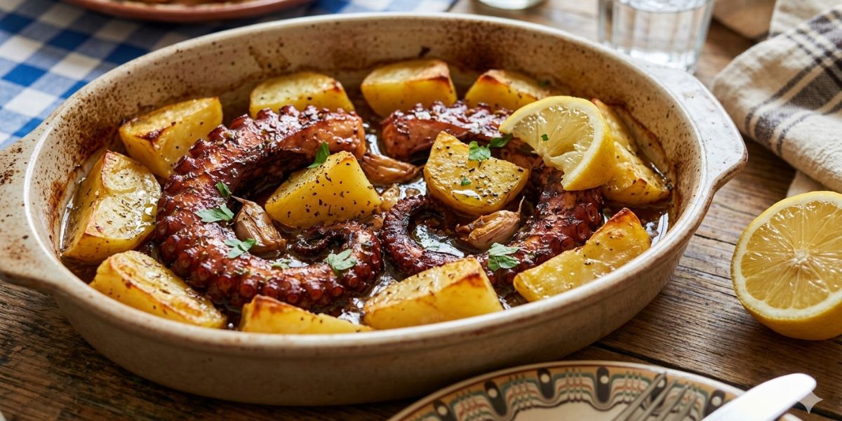 Χταπόδι με πατάτες